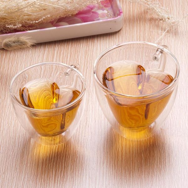 180ml/240ml heart love shaped couple cups milk tea beer mug juice coffee gift double wall glass heat-resisting drinkware wine glasses
180ml/240ml heart love shaped couple cups milk tea beer mug juice coffee gift double wall glass heat-resisting drinkware wine glasses
