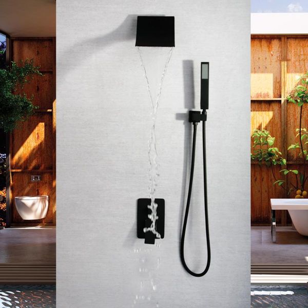 wall mounted black concealed shower faucet set waterfall mixer tap sk-7635 bathroom sets
wall mounted black concealed shower faucet set waterfall mixer tap sk-7635 bathroom sets