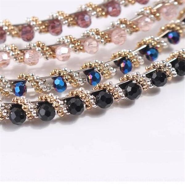 ins korean fashion crystal simple pressure anti slip hairpin temperament rhinestone women's head heads band hair bandwater drill, Silver
ins korean fashion crystal simple pressure anti slip hairpin temperament rhinestone women's head heads band hair bandwater drill, Silver