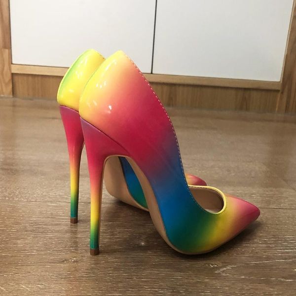dress shoes veowalk rainbow colorful patent leather women stiletto extemely high heels, ladies fashion pointed toe pumps party, Black
dress shoes veowalk rainbow colorful patent leather women stiletto extemely high heels, ladies fashion pointed toe pumps party, Black