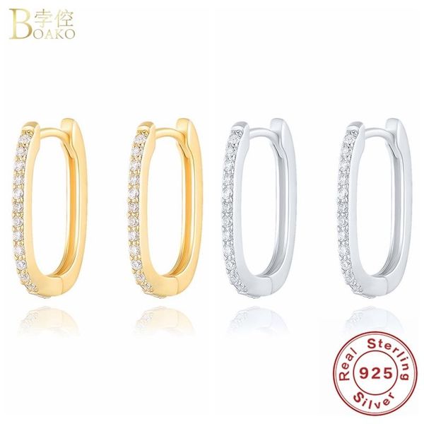 hoop & huggie boako 1 pair 925 sterling silver luxury cz crystal circle round earrings for women piercing jewelry, Golden;silver
hoop & huggie boako 1 pair 925 sterling silver luxury cz crystal circle round earrings for women piercing jewelry, Golden;silver
