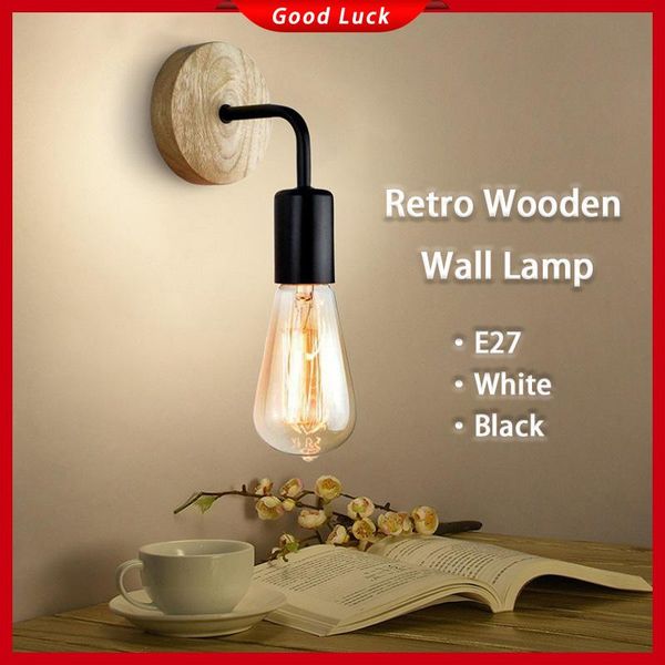 wall lamp simple light retro wooden vintage sconce e27 90-260v bedside aisle corridor lamps room bedroom decor
wall lamp simple light retro wooden vintage sconce e27 90-260v bedside aisle corridor lamps room bedroom decor