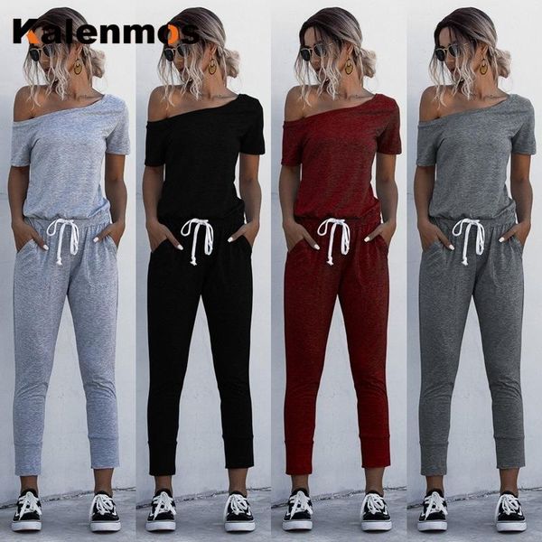 women's jumpsuits & rompers kalenmos plus size jumpsuit women summer short sleeve solid slim overalls long romper ropa loose work leisu, Black;white
women's jumpsuits & rompers kalenmos plus size jumpsuit women summer short sleeve solid slim overalls long romper ropa loose work leisu, Black;white