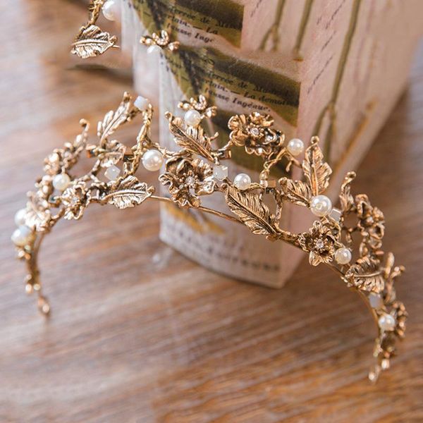 hair clips & barrettes vintage baroque gold pearl leaf bridal tiara crystal crown hairband headpiece vine wedding accessories bride headband, Golden;silver
hair clips & barrettes vintage baroque gold pearl leaf bridal tiara crystal crown hairband headpiece vine wedding accessories bride headband, Golden;silver