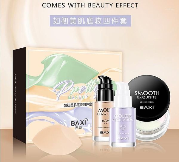 matte long lasting full concealer makeup liquid cream natural base make up four-piece set1
matte long lasting full concealer makeup liquid cream natural base make up four-piece set1