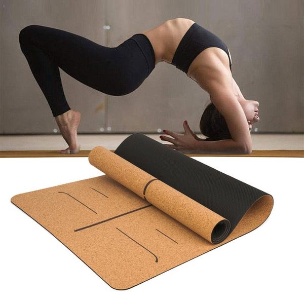 yoga mats natural cork tpe mat 5mm fitness sports gym non-slip gymnastics pad pilates exercise training with carry bag
yoga mats natural cork tpe mat 5mm fitness sports gym non-slip gymnastics pad pilates exercise training with carry bag