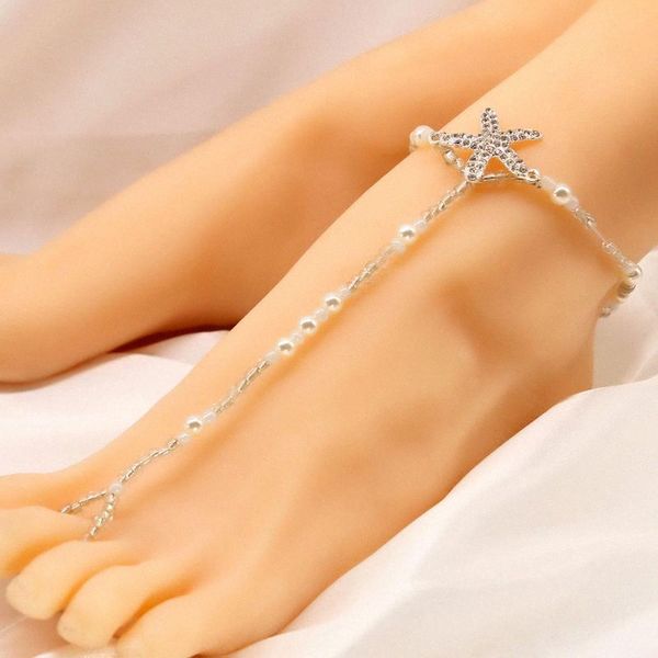 fashion simulation pearl starfish anklet women boho pearl foot jewelry bride wedding jewelry gqpw#, Red;blue
fashion simulation pearl starfish anklet women boho pearl foot jewelry bride wedding jewelry gqpw#, Red;blue