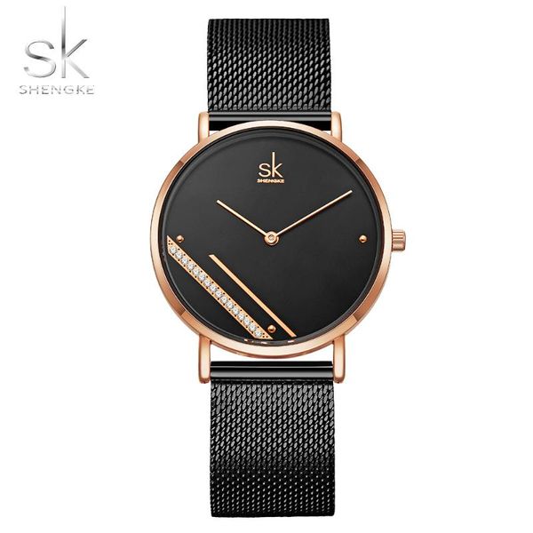 wristwatches sk luxury ladies watch shengke fashion simple watches womes crystal quartz women clock relogio feminino montre femme, Slivery;brown
wristwatches sk luxury ladies watch shengke fashion simple watches womes crystal quartz women clock relogio feminino montre femme, Slivery;brown