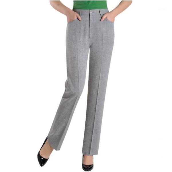 women's pants & capris 2021 autumn summer female trousers women high waist straight casual ly208, Black;white
women's pants & capris 2021 autumn summer female trousers women high waist straight casual ly208, Black;white