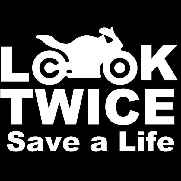look twice save a life car stickers, stylish car decoration accessories, decals, creative waterproof black/white, 15cm*10cm
look twice save a life car stickers, stylish car decoration accessories, decals, creative waterproof black/white, 15cm*10cm