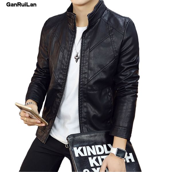 arrival leather jackets men's jacket outwear men's coats spring autumn pu jacket de couro coat size m-3xl b0192 210518, Black
arrival leather jackets men's jacket outwear men's coats spring autumn pu jacket de couro coat size m-3xl b0192 210518, Black