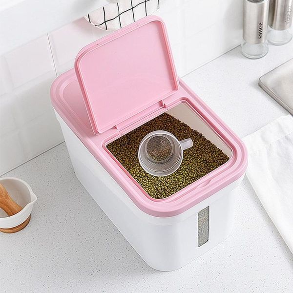 storage bottles & jars 10kg rice container transparent box cylinder barrel grain bucket insect-proof moisture-proof
storage bottles & jars 10kg rice container transparent box cylinder barrel grain bucket insect-proof moisture-proof