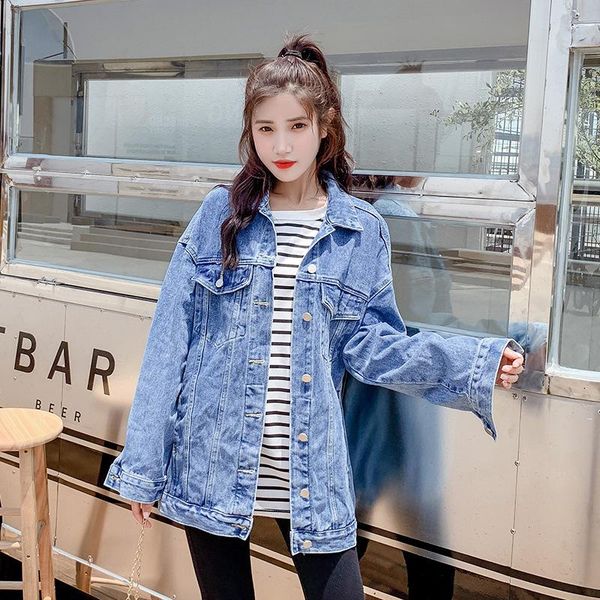 women's jackets european and american spring autumn style denim jacket casual loose long-sleeved, Black;brown
women's jackets european and american spring autumn style denim jacket casual loose long-sleeved, Black;brown