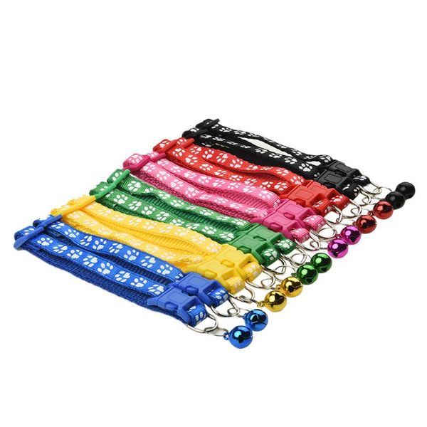 cat collars & leads 12pcs colorful collar with bell adjustable dog pet puppy buckle nylon positioning footprint
cat collars & leads 12pcs colorful collar with bell adjustable dog pet puppy buckle nylon positioning footprint
