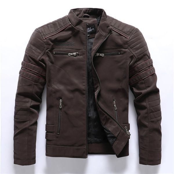 jackets men fashion winter stand collar motorcycle washed retro velour faux leather jacket zipper pockets mens coats, Black;brown
jackets men fashion winter stand collar motorcycle washed retro velour faux leather jacket zipper pockets mens coats, Black;brown