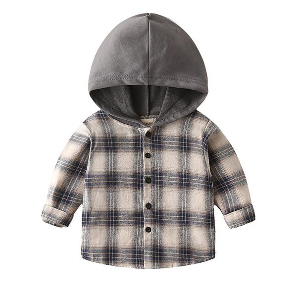 jackets toddler baby boy plaid hoodie shirt classic sweatshirt button down long sleeve shirts jacket spring fall clothes casual wear, Blue;gray
jackets toddler baby boy plaid hoodie shirt classic sweatshirt button down long sleeve shirts jacket spring fall clothes casual wear, Blue;gray
