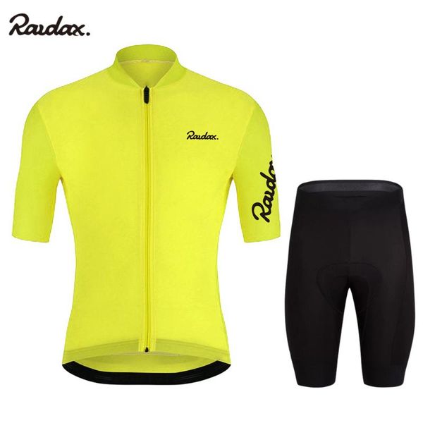 raudax fluorescent yellow cycling jersey 2021 pro team set racing bicycle clothing breathable bike clothes sportwears sets, Black;blue
raudax fluorescent yellow cycling jersey 2021 pro team set racing bicycle clothing breathable bike clothes sportwears sets, Black;blue