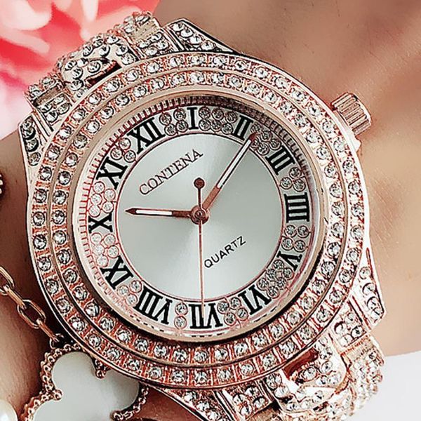 wristwatches geneva classic luxury rhinestone watch women watches fashion ladies women's clock relogio feminino, Slivery;brown
wristwatches geneva classic luxury rhinestone watch women watches fashion ladies women's clock relogio feminino, Slivery;brown