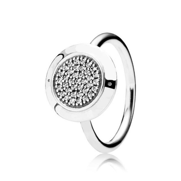 classic design authentic 925 sterling silver ring compatible fit jewelry round disc cz paved rings a269
classic design authentic 925 sterling silver ring compatible fit jewelry round disc cz paved rings a269