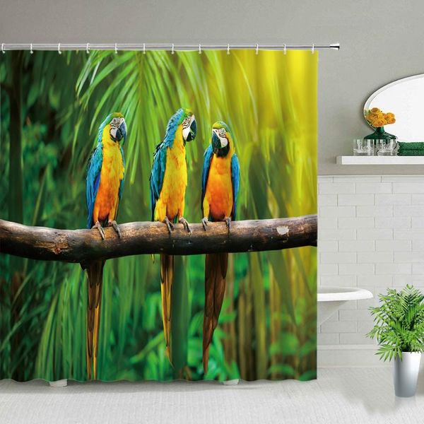 shower curtains jungle theme palm tree bird tropical parrot printed modern curtain bathroom decor waterproof cloth gift
shower curtains jungle theme palm tree bird tropical parrot printed modern curtain bathroom decor waterproof cloth gift
