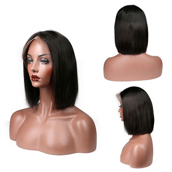 pre plucked deep part 13x6 hd bob lace front wigs with baby hair transparent straight brazilian virgin human hair wig for black women, Black;brown
pre plucked deep part 13x6 hd bob lace front wigs with baby hair transparent straight brazilian virgin human hair wig for black women, Black;brown