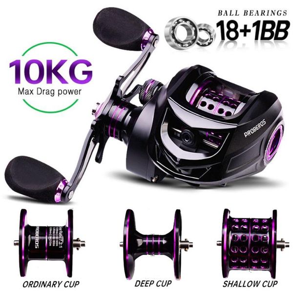 baitcasting reels proberos shallow cup 12kg max drag fishing reel high speed deep line reinforced 7.2:1 green
baitcasting reels proberos shallow cup 12kg max drag fishing reel high speed deep line reinforced 7.2:1 green