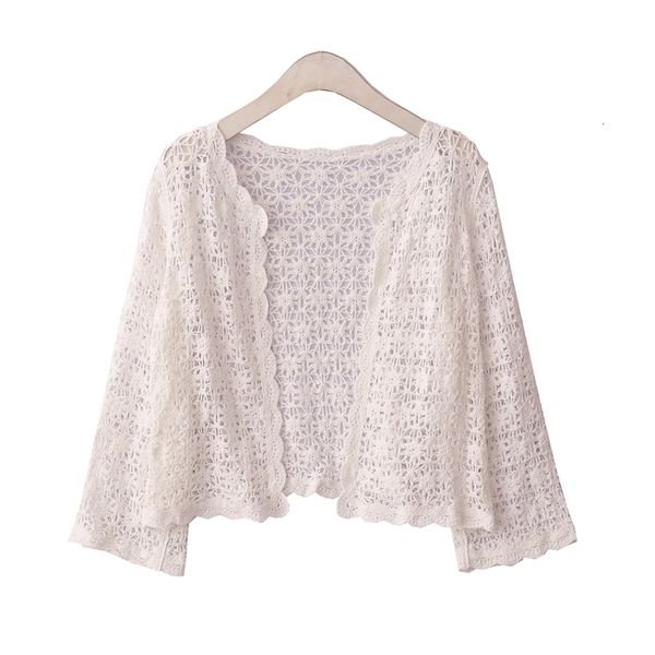 women's blouses & shirts fashion sweet blouse women vintage beach holiday cardigan crop girls hollow out lace cover up long s, White
women's blouses & shirts fashion sweet blouse women vintage beach holiday cardigan crop girls hollow out lace cover up long s, White
