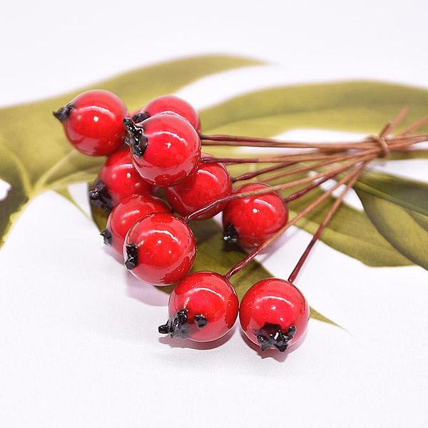 50pcs 10mm artificial flowers stamens red berries cherry fake smooth foam fruit for wedding christmas decoration dish decorative & wreaths 
50pcs 10mm artificial flowers stamens red berries cherry fake smooth foam fruit for wedding christmas decoration dish decorative & wreaths
