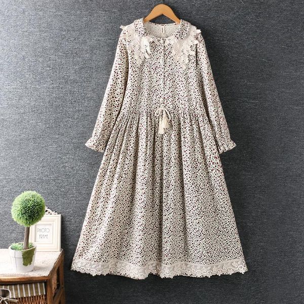 casual dresses autumn women sweet hook lace crochet cotton floral longsleeve loose dress forest mori girl vintage vestido feminino, Black;gray
casual dresses autumn women sweet hook lace crochet cotton floral longsleeve loose dress forest mori girl vintage vestido feminino, Black;gray