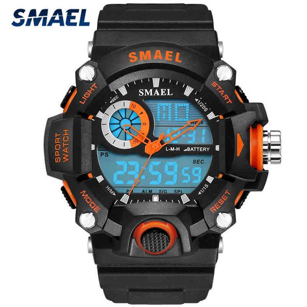 smael watch men fashion military sport quartz clock men's watches brand luxury led digital mens wristwatch relogio masculino x0524, Slivery;brown
smael watch men fashion military sport quartz clock men's watches brand luxury led digital mens wristwatch relogio masculino x0524, Slivery;brown
