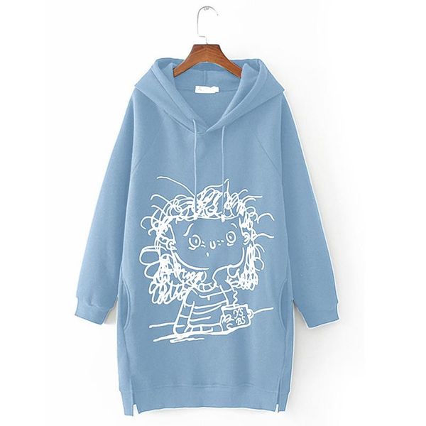 women's hoodies & sweatshirts women long sweatshirt oversized hoodie dress cartoon girl print sleeve harajuku splited pullover moletom, Black
women's hoodies & sweatshirts women long sweatshirt oversized hoodie dress cartoon girl print sleeve harajuku splited pullover moletom, Black