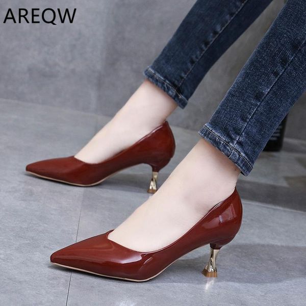 dress shoes elegant ol single korean stiletto shallow mouth work temperament womens party high heels, Black
dress shoes elegant ol single korean stiletto shallow mouth work temperament womens party high heels, Black
