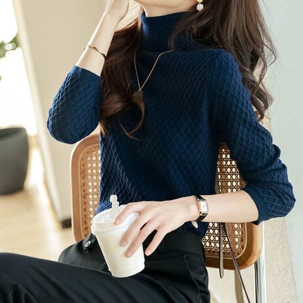 women's sweaters thread cotton half high neck temperament long-sleeved t-shirt striped shirt women autumn style sweater solid, White;black
women's sweaters thread cotton half high neck temperament long-sleeved t-shirt striped shirt women autumn style sweater solid, White;black