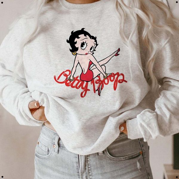 women hoodie ueteey brand betty boop cartoon sweatshirt funny gift for fashion shirt spring autumn long sleeve streetwear, Black
women hoodie ueteey brand betty boop cartoon sweatshirt funny gift for fashion shirt spring autumn long sleeve streetwear, Black