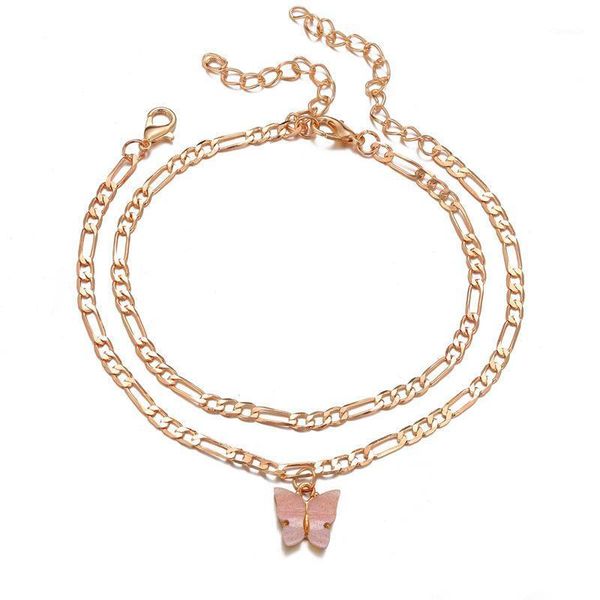 anklets butterfly multi-layer summer beach for women gold color charm sandals barefoot chain foot jewelry accessories, Red;blue
anklets butterfly multi-layer summer beach for women gold color charm sandals barefoot chain foot jewelry accessories, Red;blue