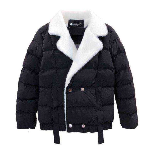 cotton padded clothes women's short style 2021 winter korean down small coat et women, Black
cotton padded clothes women's short style 2021 winter korean down small coat et women, Black
