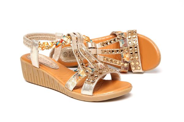 summer women's shoes crystal bohemian sandals fashion increased feet wedding party, Black
summer women's shoes crystal bohemian sandals fashion increased feet wedding party, Black