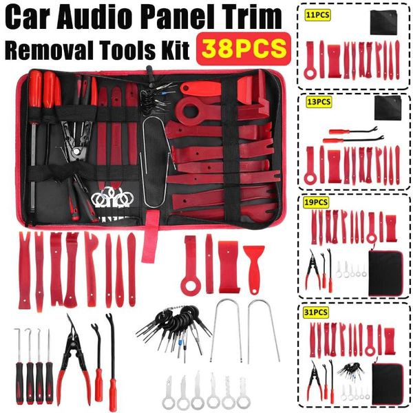 professional hand tool sets 11/13/19/31/38pcs kit pry disassembly car audio dash tirm panel installer removal auto opening repair tools set
professional hand tool sets 11/13/19/31/38pcs kit pry disassembly car audio dash tirm panel installer removal auto opening repair tools set