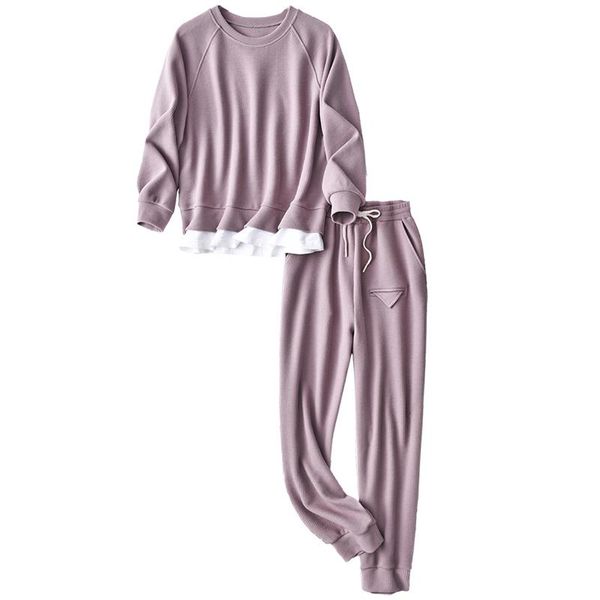 women's two piece pants shuchan streetwear 2 set spring/autumn 2021 fashion sweatshirt cotton blend+sweatpants suit women, White
women's two piece pants shuchan streetwear 2 set spring/autumn 2021 fashion sweatshirt cotton blend+sweatpants suit women, White