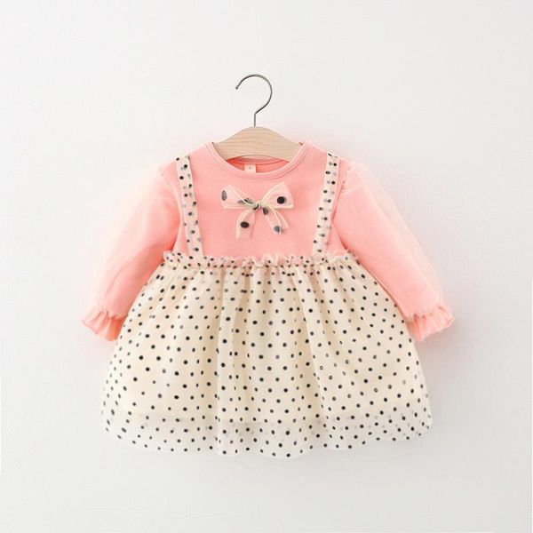 girl's dresses sweet girls kids princess dress autumn children baby infants long sleeve patchwork mesh dot polka bow dresse, Red;yellow
girl's dresses sweet girls kids princess dress autumn children baby infants long sleeve patchwork mesh dot polka bow dresse, Red;yellow
