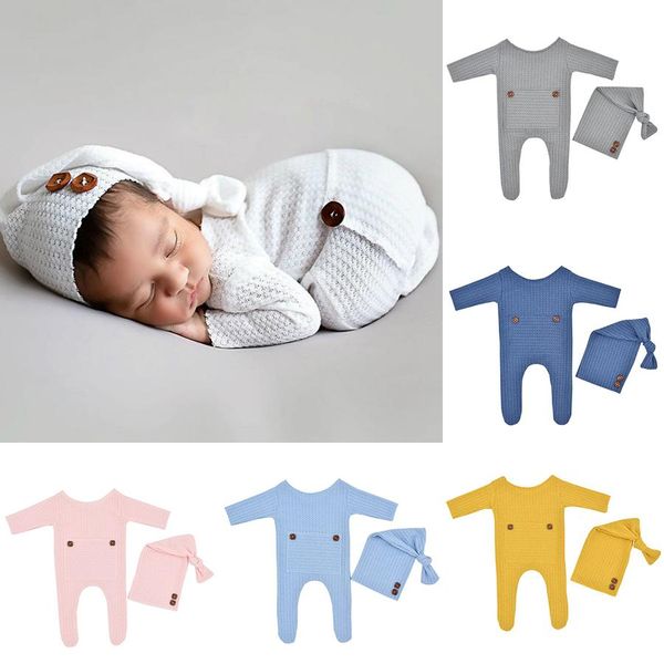 newborn romper set footed newborns knitted romper+sleepy hat 2pcs/set cute baby pgraphy prop, Blue
newborn romper set footed newborns knitted romper+sleepy hat 2pcs/set cute baby pgraphy prop, Blue