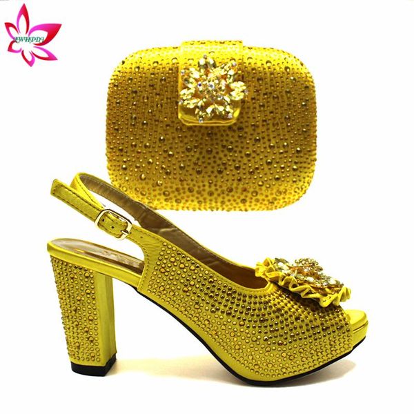 dress shoes classics lady party and bag set in yellow color comfortable heels with crystal for royal wedding, Black
dress shoes classics lady party and bag set in yellow color comfortable heels with crystal for royal wedding, Black