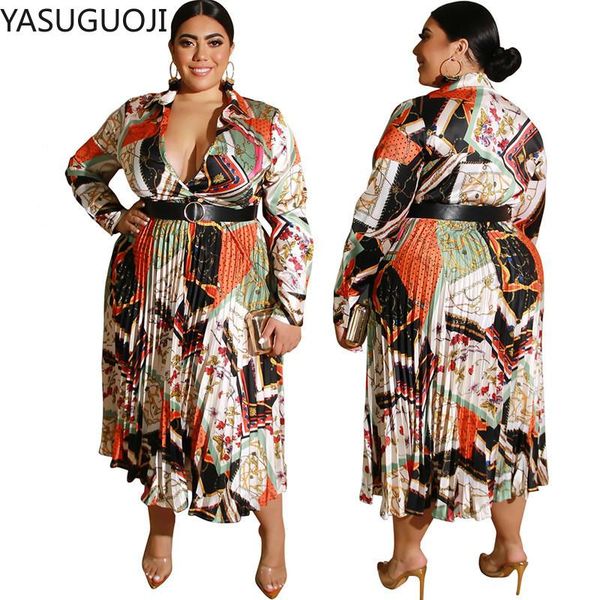 casual dresses yasuguoji dress women plus size 4xl 5xl oversized pleated with belt fashion floral v-neck party, Black;gray
casual dresses yasuguoji dress women plus size 4xl 5xl oversized pleated with belt fashion floral v-neck party, Black;gray