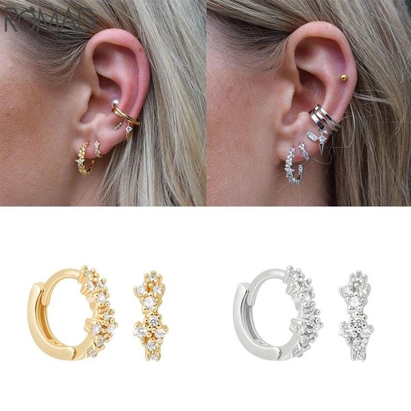hoop & huggie romad 925 sterling silver earrings geometric for women fine jewelry wedding bijoux brincos pendientes w4, Golden;silver
hoop & huggie romad 925 sterling silver earrings geometric for women fine jewelry wedding bijoux brincos pendientes w4, Golden;silver