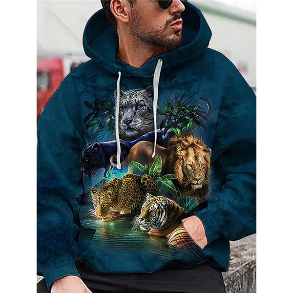 lion park pattern men s 3d printing hoodie visual impact party punk goth round neck sweater hoodie, Black
lion park pattern men s 3d printing hoodie visual impact party punk goth round neck sweater hoodie, Black