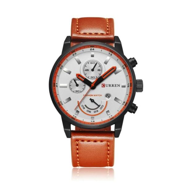 wristwatches men's watch curren analog sports wristwatch display date quartz leather strap hodinky relogio masculino, Slivery;brown
wristwatches men's watch curren analog sports wristwatch display date quartz leather strap hodinky relogio masculino, Slivery;brown