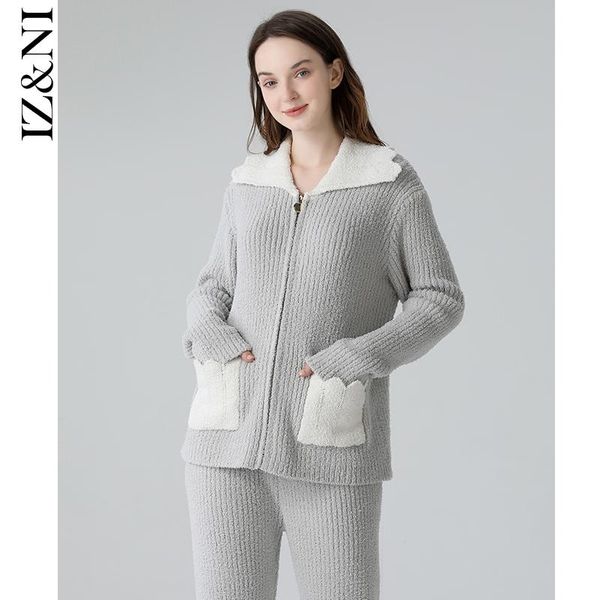 pajamas women long sleeve winter sweet soft warm thickening zipper pants suit at home women's sleepwear, Black;red
pajamas women long sleeve winter sweet soft warm thickening zipper pants suit at home women's sleepwear, Black;red