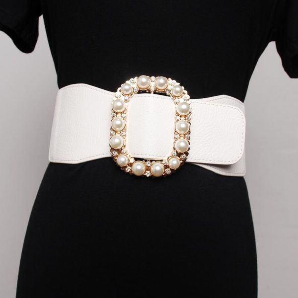 belts pu leather high elastic wide belt for women stretch waist dress autumn white red pearl buckle, Black;brown
belts pu leather high elastic wide belt for women stretch waist dress autumn white red pearl buckle, Black;brown