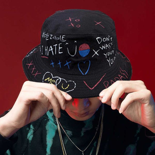 Unisex Harajuku Bucket Hat Graffiti Letter Women Men Fishing Fisherman Hat Autumn Winter Lamb Wool Outdoor Warm Panama Cap Q0811, Blue;gray
Unisex Harajuku Bucket Hat Graffiti Letter Women Men Fishing Fisherman Hat Autumn Winter Lamb Wool Outdoor Warm Panama Cap Q0811, Blue;gray