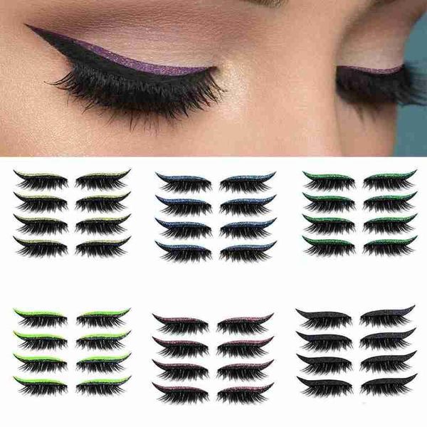false eyelashes 4 pcs reusable eye makeup stripe eyeliner black line stickers with fake eyelash make up tools
false eyelashes 4 pcs reusable eye makeup stripe eyeliner black line stickers with fake eyelash make up tools